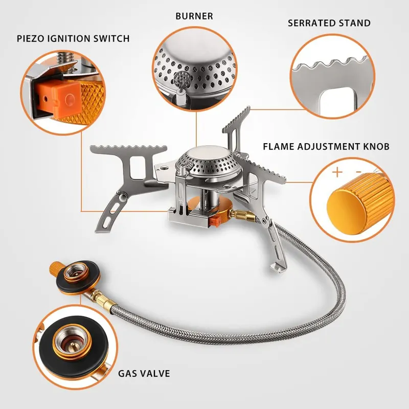 3 Peaks Portable Camping Gas Stove-1